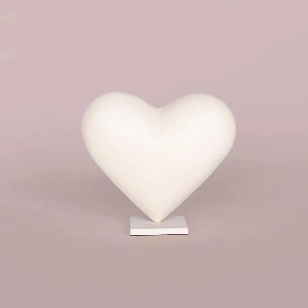 Indaba: Cast Aluminum Heart Statue, The Jilly Box